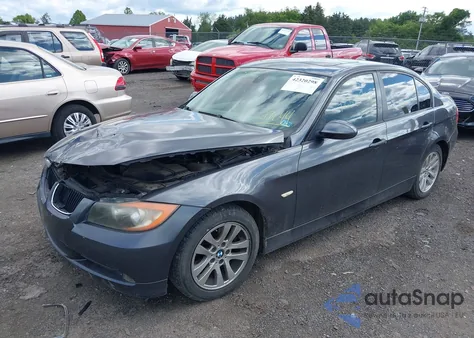 2007 BMW 328I z USA, uszkodzony, nr VIN WBAVA37507NL17244